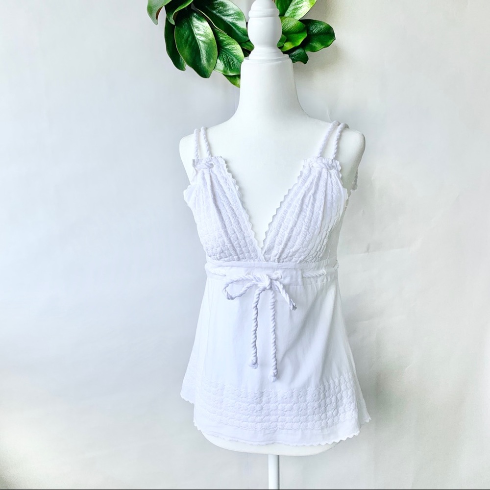 BCBGMaxAzria Rope Detail Tank Top